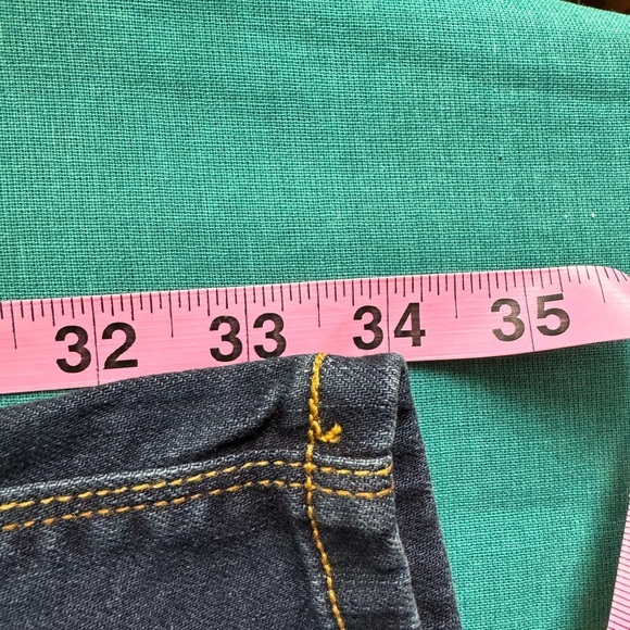 NWOT LOFT Women’s Curvy Boot Zip Up Distressed Dark Blue Jeans Size 28 Tall - Picture 5 of 5